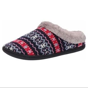 ❗️NEW Dearfoams colorful pattern slippers